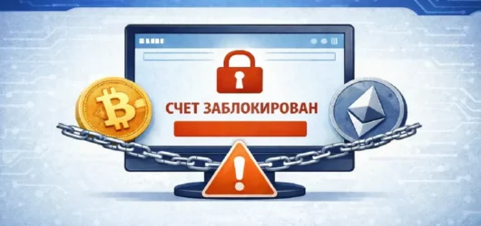 Блокировка счёта из-за криптовалюты